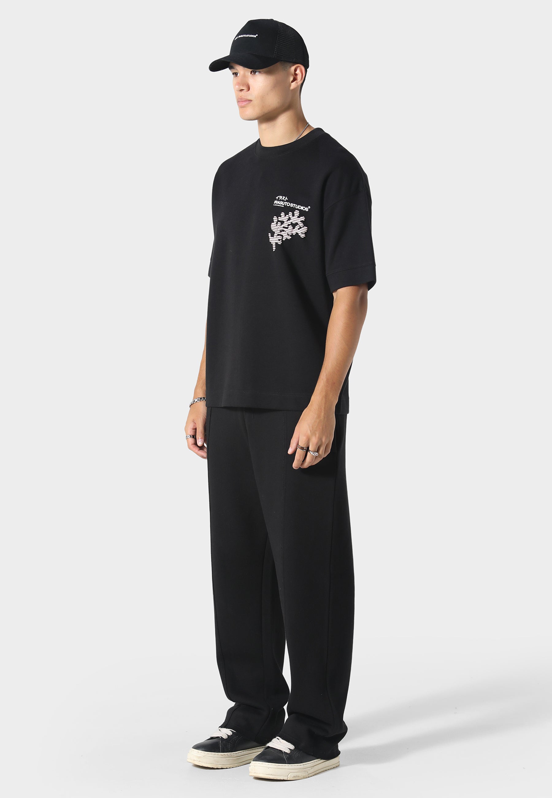 Irasuto Studios Sakura Wave Black T-Shirt